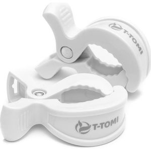 T-TOMI Clip fopspeenclip White 2 st