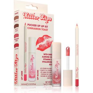 Killer Lips Pucker Up Lip Kit set voor Lippen Cinnamon Toast