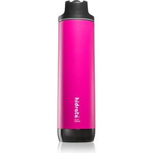 HidrateSpark Steel slimme waterfles met rietje kleur Pink 620 ml