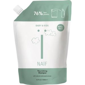 Naif Baby & Kids Nourishing Shampoo Voedende Shampoo voor Kinderen vanaf Geboorte Vervangende Vulling  500 ml