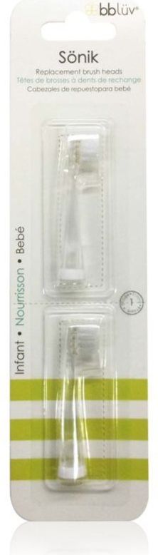 BBLÜV Sönik Vervangende Opzetstuk voor Tandenborstel Infant 0-18m 2 st