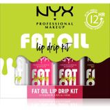 NYX Professional Makeup Fat Oil Lip Drip Lippen set 4x4.8 ml