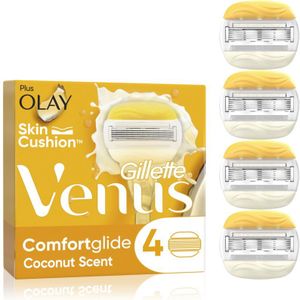 Gillette Venus ComfortGlide Olay Coconut Vervangende Open Messen 4 st