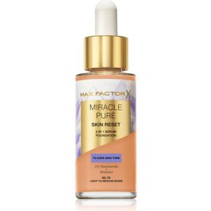Max Factor Miracle Pure Skin Reset Serum foundation Tint 50-70 Light to Medium Warm 30 ml