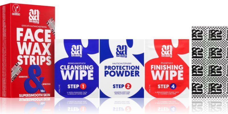 A.N.D. Beauty - Wax Strips Face - Ontharingsstrips voor Gezicht - 10x2 st