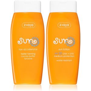 Ziaja - Sun - Zonnebrandproducten - Bruiningsactivator en Zonnebrandmelk - 150 ml