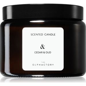 Ambientair The Olphactory Cedar & Oud geurkaars (brown) & 360 gr