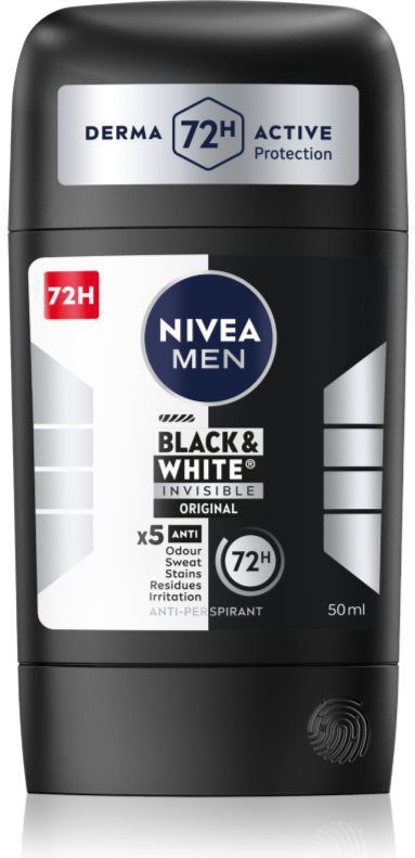 NIVEA MEN - Black & White Invisible - Antitranspirant - 50 ml
