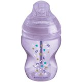 Tommee Tippee Closer To Nature Anti-colic Advanced Baby Bottle babyfles Slow Flow Purple 0m+ 260 ml