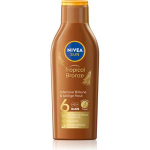 Nivea SUN Tropical Bronze Zonnebrandmelk SPF 6 kleurenmix 200 ml