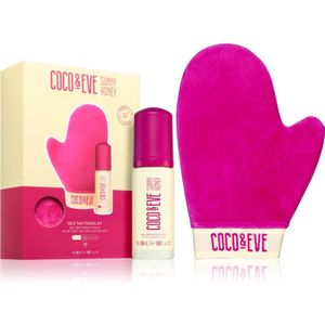 Coco & Eve - Sunny Honey Ultimate Glow Travel Kit - Zelfbruinende Mousse - 60 ml