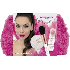 Dermacol - Master Brush Set - Blush Penseel - Rose Gold - Cosmetica Tasje