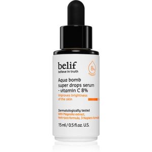 belif - Aqua Bomb Super Drops Serum - Verhelderend Serum - 15 ml - Vitamine C 8%