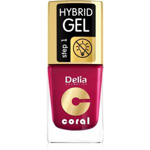 Delia Cosmetics - Coral Nail Enamel Hybrid Gel - Nagellak - 11 ml - Rijke Kleur