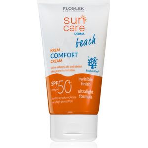 FlosLek Laboratorium - Sun Care Derma Beach - Gezichtscrème - SPF 50+ - 50 ml