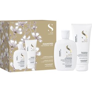 Alfaparf Milano - Semi di Lino Diamond Kit - Cosmetische Set - 2 Stuks - Haarverzorging