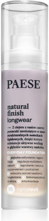 Paese - Nanorevit - Foundation - Tint 02 Porcelain - 30 ml