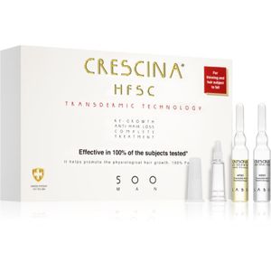 Crescina Transdermic 500 Re-Growth and Anti-Hair Loss haargroeibehandeling tegen haaruitval 20x3,5 ml
