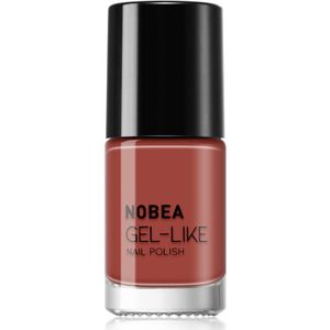 NOBEA - Day-to-Day Gel-like Nail Polish - Tint Fired Brick - 6 ml