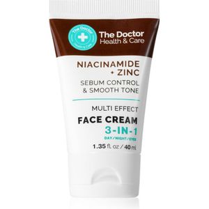 The Doctor Niacinamide + Zinc Sebum Control & Smooth tone Gezichtscrème voor vermindering van vette Huid 40 ml