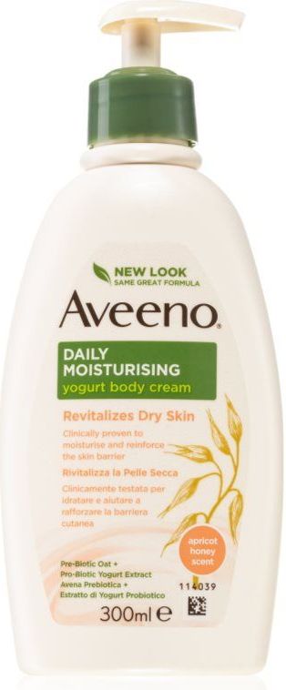 Aveeno - Hydraterende Lichaamscrème - Vochtinbrengend - Honing - Abrikoos - 200ml