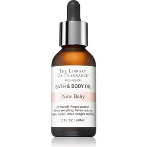 The Library of Fragrance New Baby Body Olie voor in Bad Unisex 60 ml