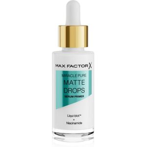 Max Factor Miracle Pure Matte Drops Make-up Base voor egalisering en mattering van de huid 30 ml