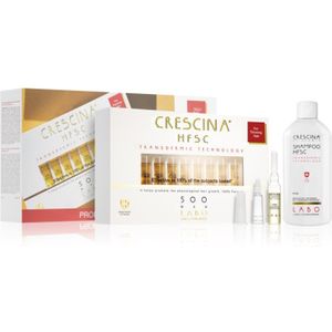 Crescina - Transdermic 500 - Haarverzorgingsset - 500 Haargroeibehandeling - Shampoo tegen Haarverdunning