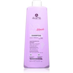 Alama Professional No Yellow Blonde shampoo tegen een gele schijn 500 ml