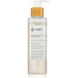 Lobey Body Care Gel na holení pro tělo a intimní partie Lichaams scheergel voor Intieme Delen 200 ml