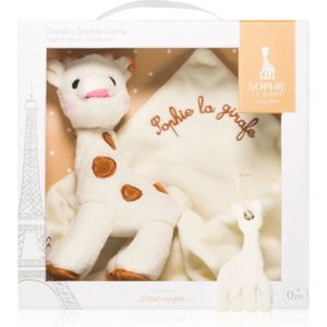 Sophie de giraf - Knuffeldoekje Chérie - Babyknuffel - Wit/Beige - In Luxe Geschenkdoos
