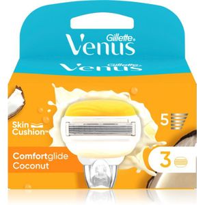 Gillette - Venus Comfortglide Coconut - Vervangende Scheermesjes - 3 st