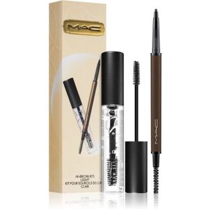 MAC Cosmetics Bubbles & Bows Hi-Brow Kit Gift Set voor Wenkbrauwen Tint Light 2 st