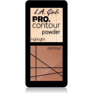 L.A. Girl Cosmetics - PRO. Contour Powder - Contour Palet - Light - 5.6 g