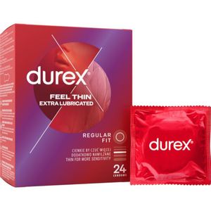 Durex Feel Thin Extra Lubricated condooms 24 st