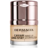 Dermacol Caviar Long Stay Langaanhoudende Make-up met kaviaar extract en perfectie concealer Tint fair 30 ml