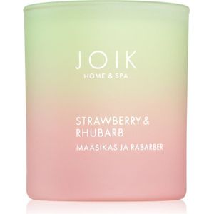 JOIK Organic Home & Spa Strawberry & Rhubarb geurkaars 150 g
