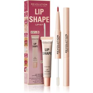 Makeup Revolution - Lip Shape Kit - Lippen Set - Tint Rose Pink - Veganistisch