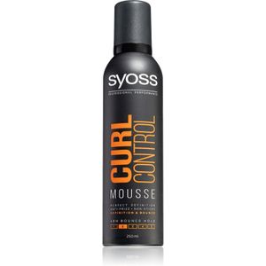 Syoss Curl Control Styling Mousse voor Natuurlijke Fixatie 250 ml