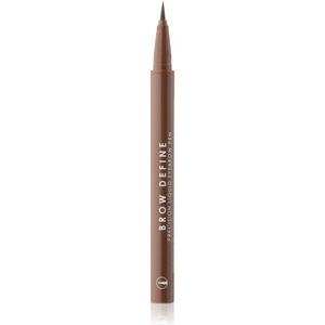 MUA Makeup Academy - Brow Define - Wenkbrauw Pen - Medium Brown - 0.5 ml