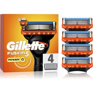 Gillette Fusion5 Power Vervangende Open Messen 4 st
