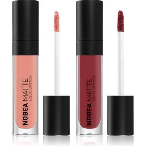 NOBEA Day-to-Day Matte Liquid Lipstick set voor Lippen
