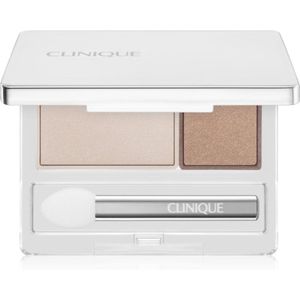 Clinique All About Shadow™ Duo Relaunch Duo Oogschaduw Tint Ivory Bisque/Bronze Satin - Shimmer 1,7 g