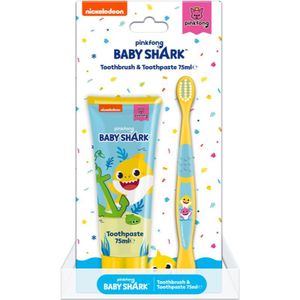 Corsair - Baby Shark - Set voor Kinderen - Kinder Tandenborstel en Tandpasta 75 ml
