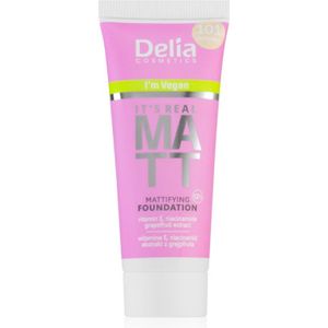 Delia Cosmetics - It's Real Matt - Foundation - Porcelain - 30 ml