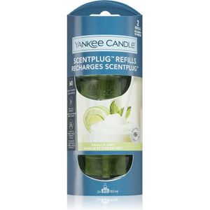 Yankee Candle Vanilla Lime Refill elektrische diffuser navulling 2x18,5 ml