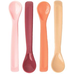 Tiny Twinkle Silicone Baby Spoons lepeltje Girl 4 st