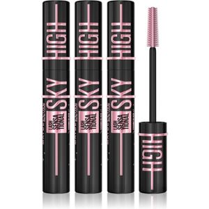 MAYBELLINE NEW YORK Lash Sensational Sky High Cosmic Black Verlengende Mascara Extra Zwart 3x7.2 ml