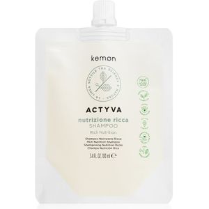 Kemon - Actyva Nutrizone Ricca - Voedende Shampoo - 100 ml