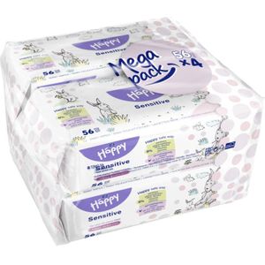 BELLA Baby Happy Sensitive Vochtige Reinigings Doekjes voor Kinderen 4x56 st